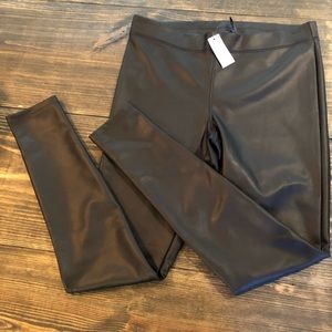 Express Leather Leggings